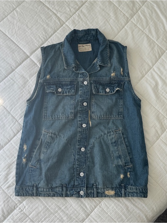 We The Free Jackets & Blazers - We The Free oversized denim vest, size M